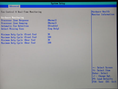 Intel DH55TC системный мониторинг 2