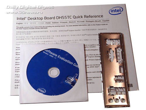 Intel DH55TC комплектация