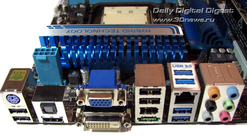 ASUS M4A89GTD PRO/USB3 задняя панель