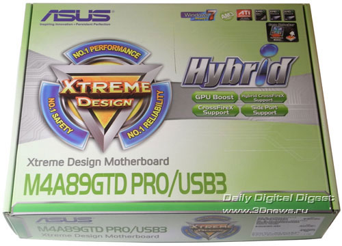 ASUS M4A89GTD PRO/USB3 коробка