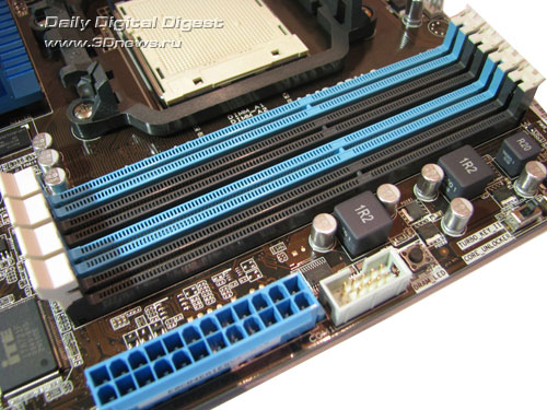 ASUS M4A89GTD PRO/USB3 слоты DIMM