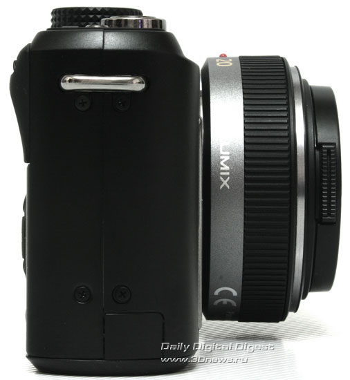 Panasonic LUMIX DMC-GF1. Вид справа