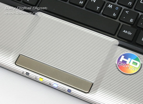 MSI CX420. Сенсорная панель и индикаторы состояния MSI CX420. Сенсорная панель и индикаторы состояния