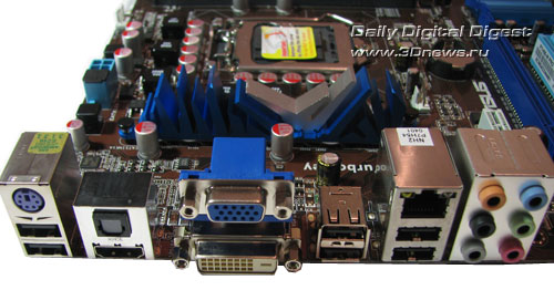 ASUS P7H55-M Pro задняя панель