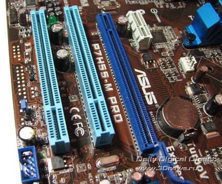 ASUS P7H55-M Pro слоты расширения
