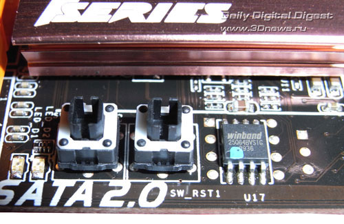 Biostar TH55XE кнопки