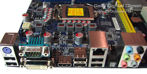 Foxconn H55MX-S задняя панель