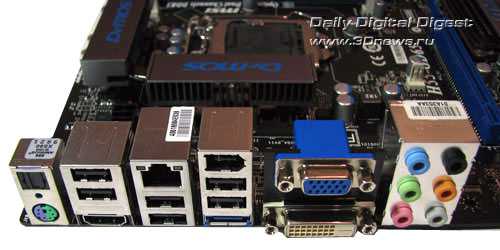 MSI H55-GD65 задняя панель