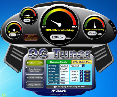 ASRock H55M-LE OC Tuner