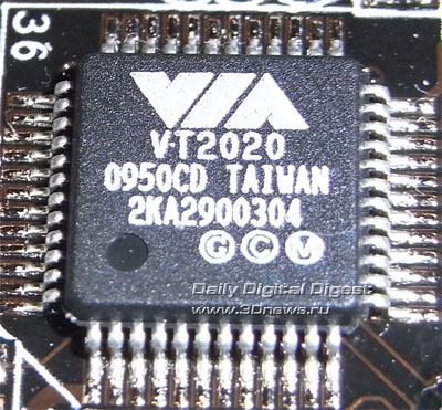 ASRock P55 Deluxe3 звуковой контроллер