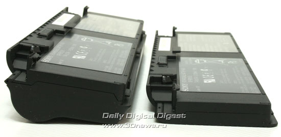  Sony VGN-P39VRL/Q. Базовый аккумулятор и аккумулятор повышенной емкост 