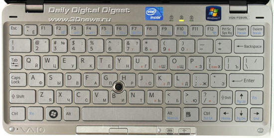 Sony VGN-P39VRL/Q. Клавиатура Sony VGN-P39VRL/Q. Клавиатура