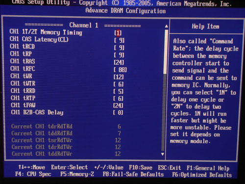MSI P55-GD85 настройки памяти 1