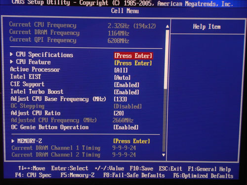 MSI P55-GD85 настройки разгона 1