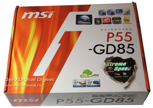  MSI P55-GD85 упаковка 