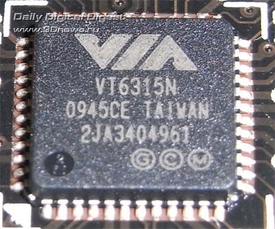 MSI P55-GD85 контроллер FireWire