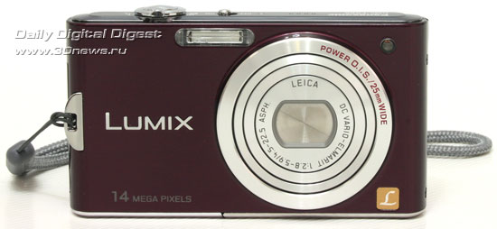 Panasonic LUMIX DMC-FX66. Вид спереди Panasonic LUMIX DMC-FX66. Вид спереди