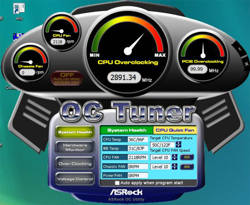 ASRock H55M-LE OC Tuner