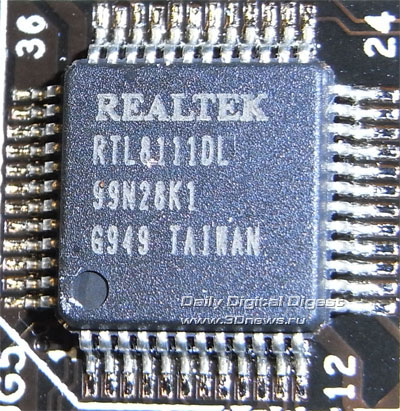 ASRock H55M-LE сетевой контроллер 1