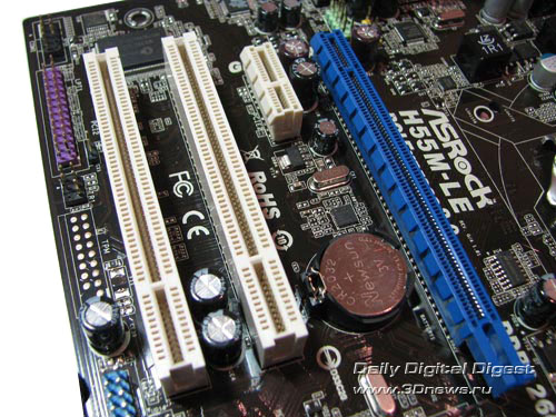  ASRock H55M-LE слоты 