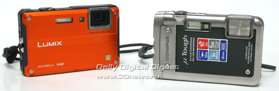 Olympus µ TOUGH-8010 vs Panasonic LUMIX DMC-FT2. Вид общий Olympus µ TOUGH-8010 vs Panasonic LUMIX DMC-FT2. Вид общий