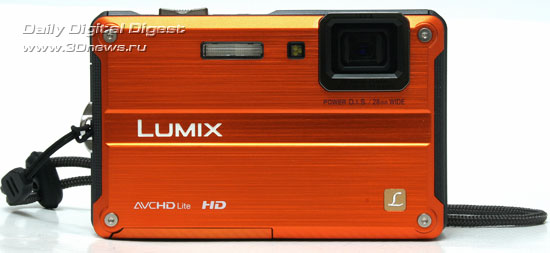  Panasonic LUMIX DMC-FT2. Вид спереди 