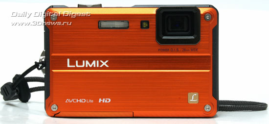 Panasonic LUMIX DMC-FT2. Вид спереди Panasonic LUMIX DMC-FT2. Вид спереди
