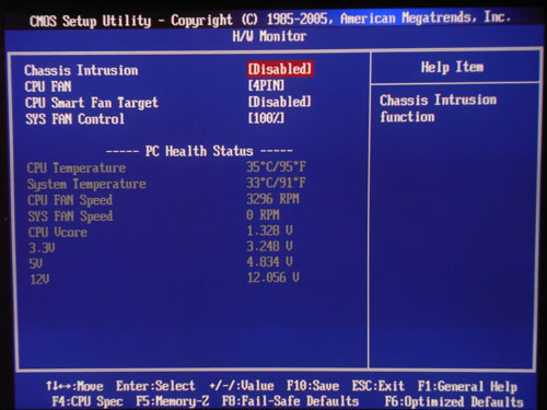 MSI 890GXM-G65 системный мониторинг