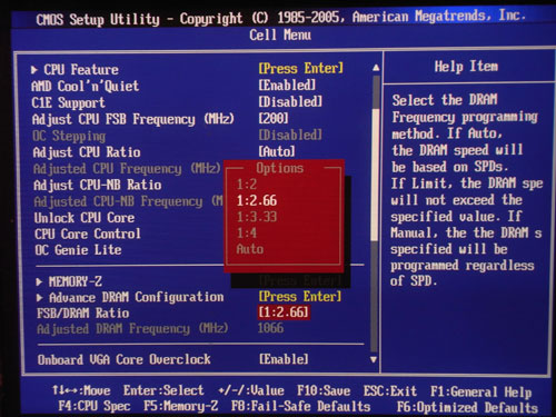 MSI 890GXM-G65 частота памяти