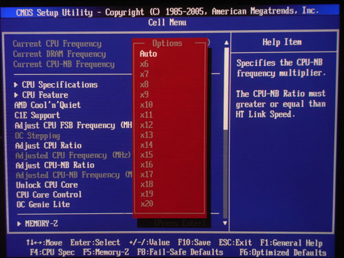 MSI 890GXM-G65 множитель NB