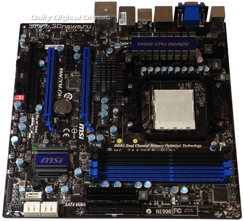 MSI 890GXM-G65 плата