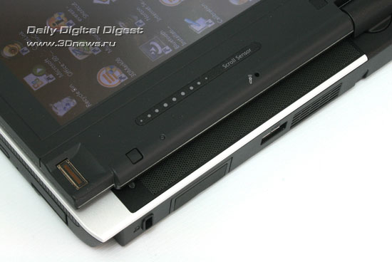 Fujitsu Lifebook T900. Область скролинга Fujitsu Lifebook T900. Область скролинга