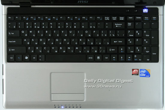 MSI CX620MX. Клавиатура   MSI CX620MX. Клавиатура