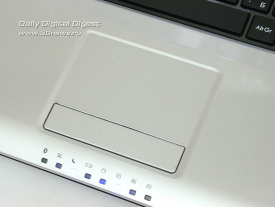 MSI CX620MX. Сенсорная панель  и индикаторы состояния  MSI CX620MX. Сенсорная панель и индикаторы состояния