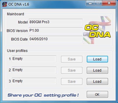 ASRock 890GM Pro3 OC DNA