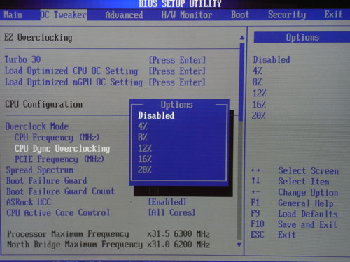 ASRock 890GM Pro3 динамический разгон