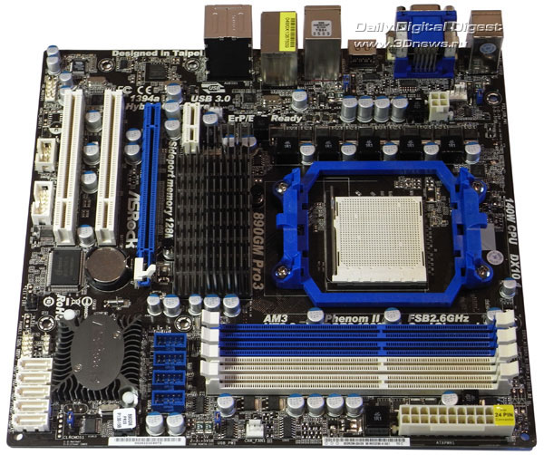 ASRock 890GM Pro3 плата