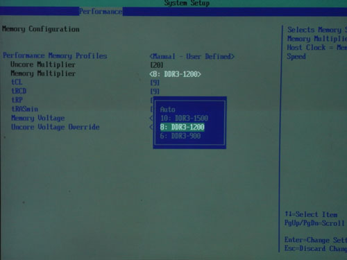 Intel DH57JG настройки памяти 2