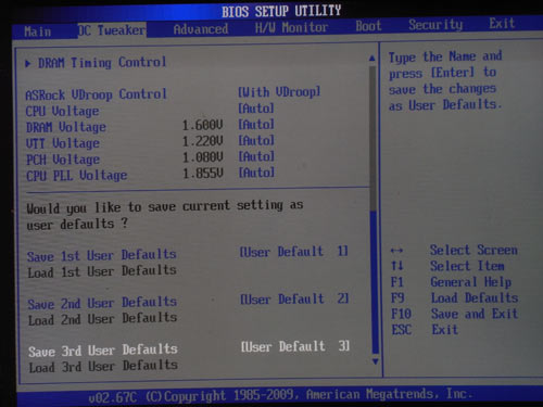 ASRock P55 Extreme4 profiles