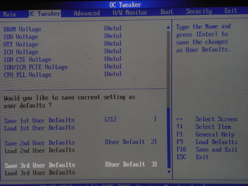 ASRock X58 Extreme6 Profiles