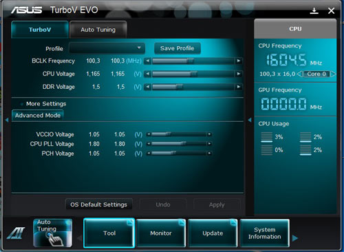ASUS P8H67-M Evo AI Suite 3