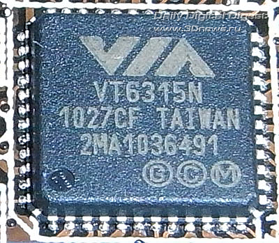 ASUS P8H67-M Evo контроллер FireWire