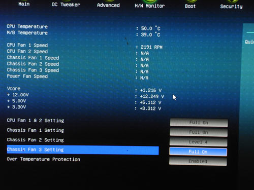 ASRock P67 Extreme4 системный мониторинг 1