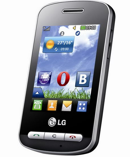 Представлен недорогой сенсорный телефон LG T315i