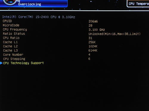 MSI P67A-GD80 CPUINFO 1