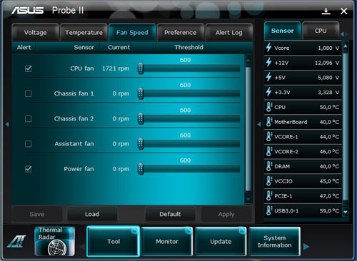 ASUS Sabertooth P67 AI Suite 1