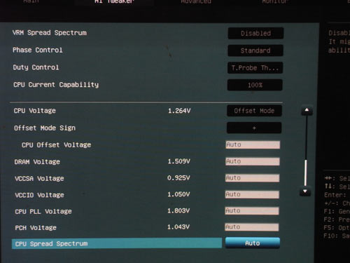 ASUS Sabertooth P67 настройки разгона 3