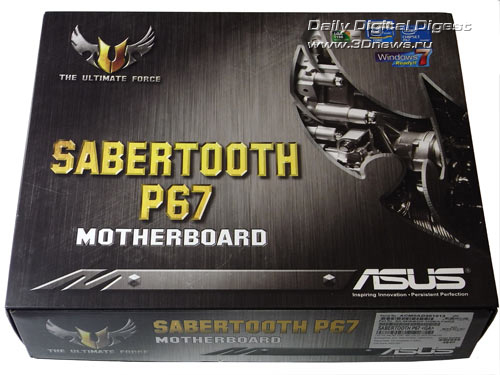 ASUS Sabertooth P67 упаковка