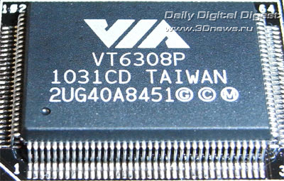 ASUS Sabertooth P67 контроллер FireWire