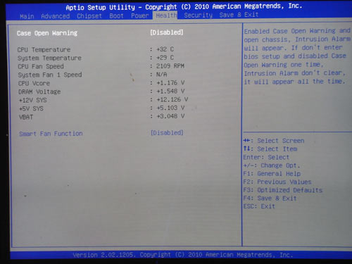 Foxconn H67A-S системный мониторинг 1